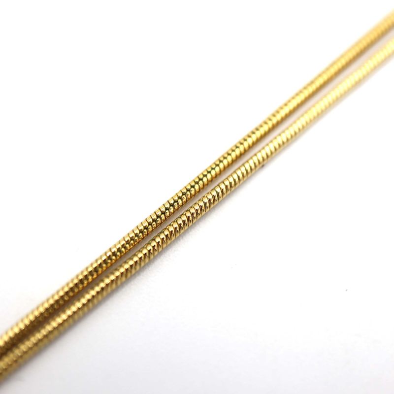 Christian DIOR Necklace D Motif Gold Color Approx 7.3g Accessories Bag M1509-1