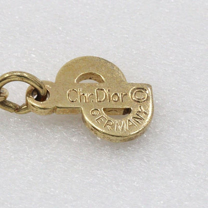 [dior] Christian Dior 3P Vintage Gold Plated And Rhinestone Ladies 4.5g Necklace