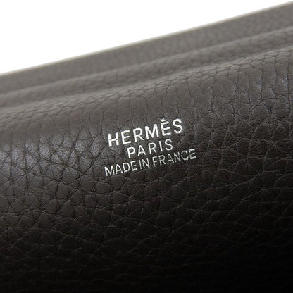 Hermes Victoria Messenger Crossbody 2way Shoulder Bag Men's Dark Brown