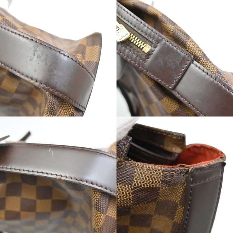 Louis Vuitton Shoulder Tote Bag Chelsea Damier Ebène N51119 16kb048