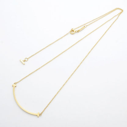 Tiffany & Co Necklace T-smile Small 18K Yellow Gold Yellow Gold Ladies