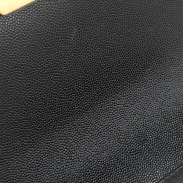 Chanel Shoulder Bag Boy Chanel Mini Chain Shoulder Caviar Skin Black Gold