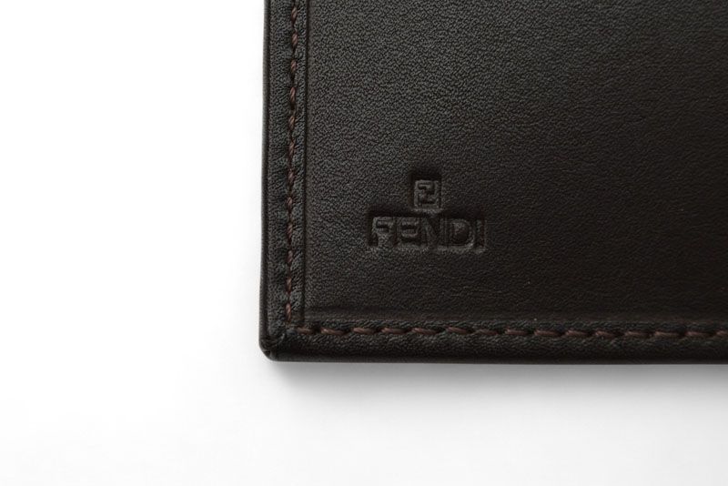 Fendi Wallet Fold Fendi Fold Wallet Zucca Pattern Brown