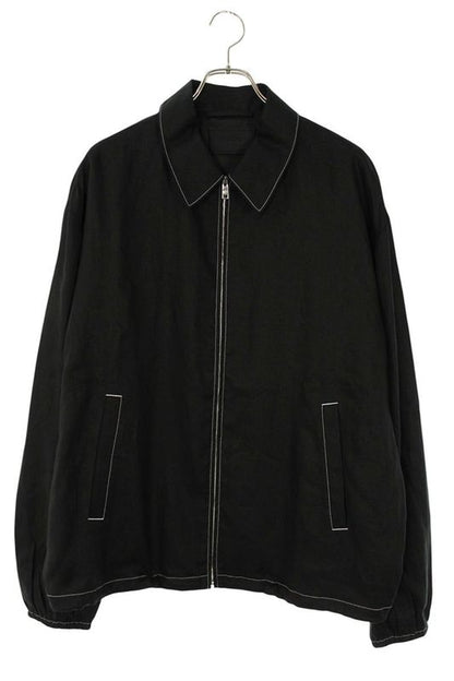 Prada Sgc767 Cotton Zip-up Blouson Men's S