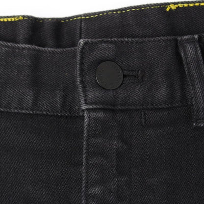 Louis Vuitton Monogram Eclipse Patch Tapered Denim Pants Bottoms Black 27