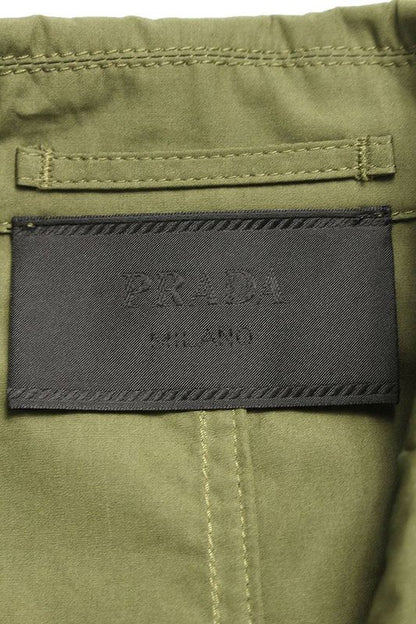 Prada 24SS Sgc553 S000 1XZ2 Multi Pocket Cotton Safari Jacket Blouson Men 44