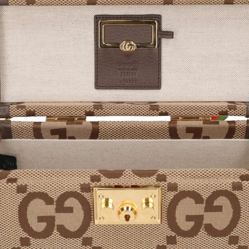 Gucci 722181 GG Supreme Beauty Case Shoulder Bag Men's