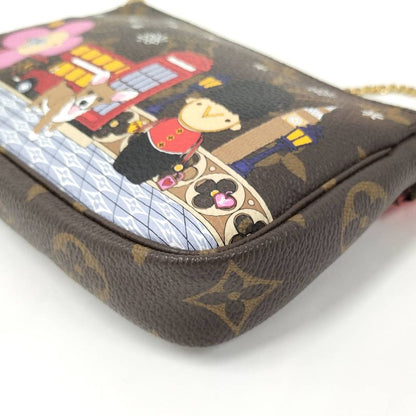 Louis Vuitton Mini Pochette Accessoire Handbag Monogram Vivienne Brown Multicolo