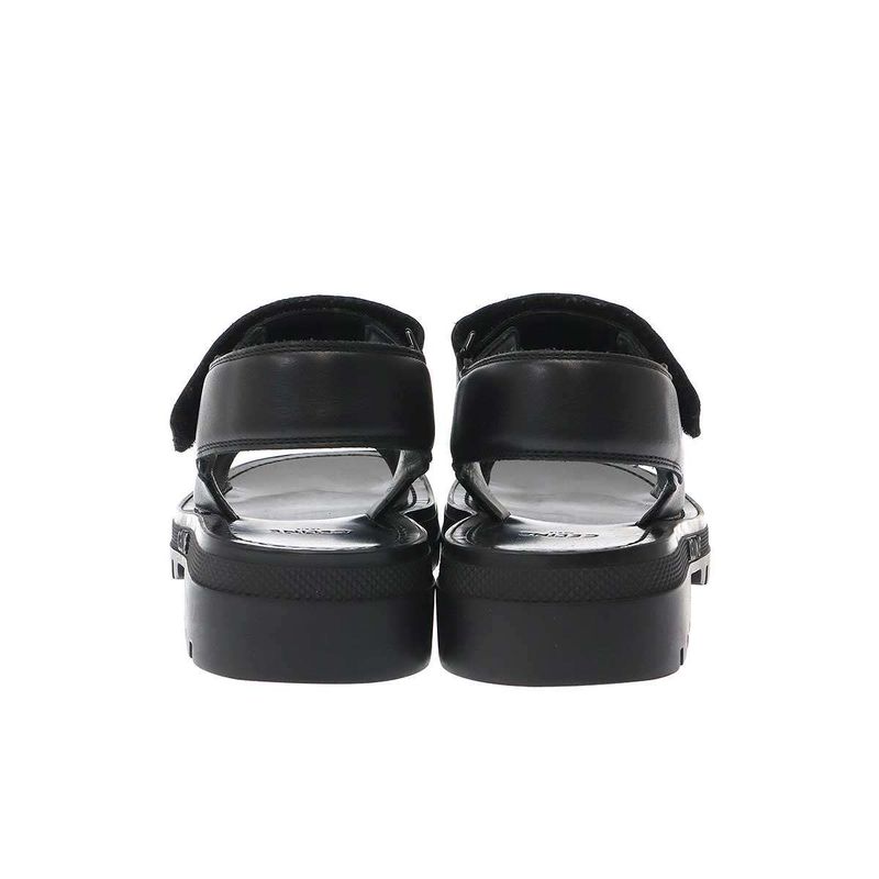 Celine Leo Velcro Sandals Black 35