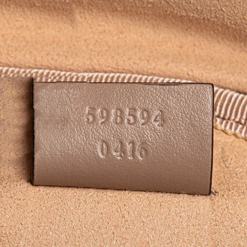 Gucci GG Marmont Quilted Backpack 598594 Beige Leather Women Gucci