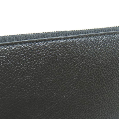 Balenciaga 655927 Round Zipper Long Wallet With Coin Purse Calf Women