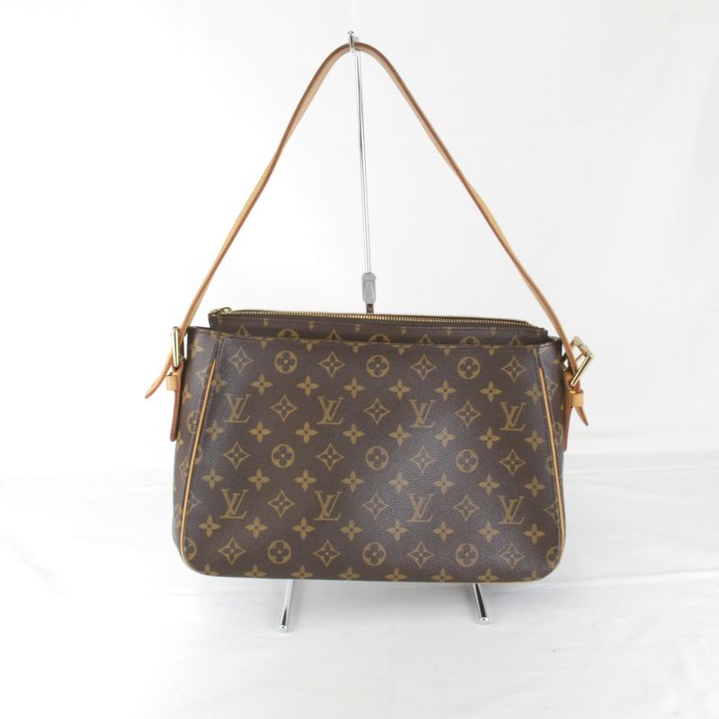 Louis Vuitton M51163 Shoulder Bag Monogram Canvas Brown