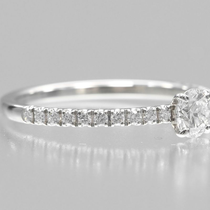 Cartier Etancel De Cartier Pt950platinum And Diamonds Size 7 Ladies 1.7g Ring