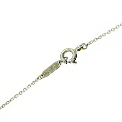 Tiffany & Co Silver Double Drop Heart Necklace 5.0g 925 Engraved 417878 Necklace