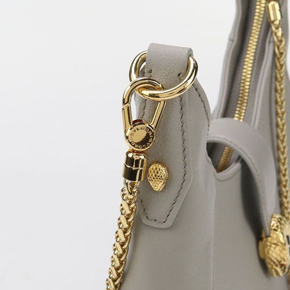 Bvlgari Bulgari 2WAY Serpenti Ellipse Handbag Leather Women