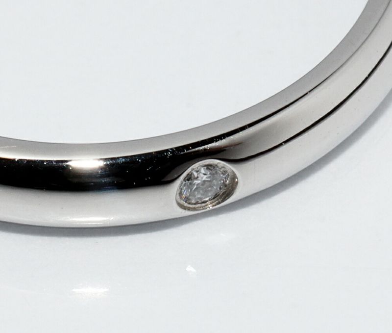 Cartier Ring Pt950 Diamond 1P (001ct) Classic Wedding Ring 1895 Wedding Ring