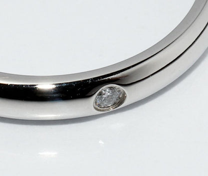 Cartier Ring Pt950 Diamond 1P (001ct) Classic Wedding Ring 1895 Wedding Ring