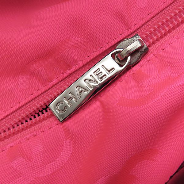 Chanel Tote Bag Cambon Line Medium Leather Enamel Black Silver Hardware Black