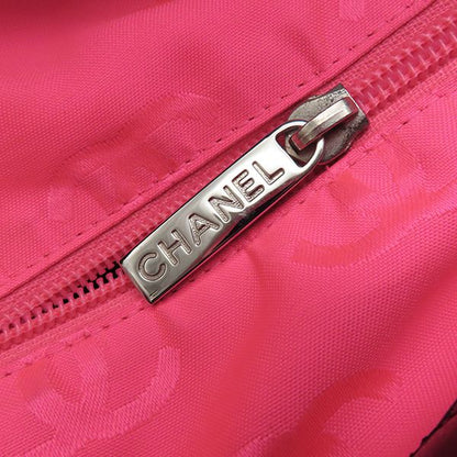 Chanel Tote Bag Cambon Line Medium Leather Enamel Black Silver Hardware Black