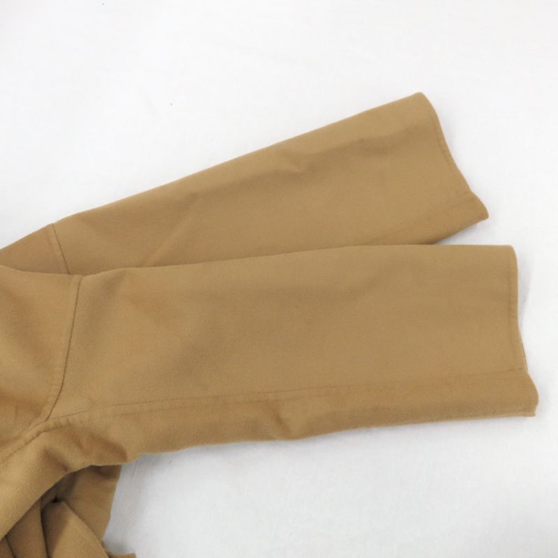 Loewe Wrap Coat Cashmere Wool Beige Camel S359y01x64 Women's Belt 34