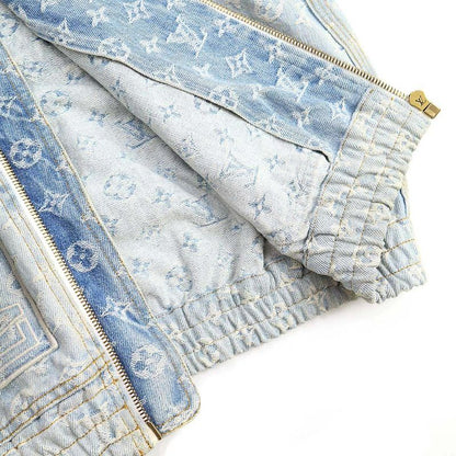 Louis Vuitton 21aw Nba Monogram Zip-Up Hoodie Jacket Uzd Hla01w Blue 44