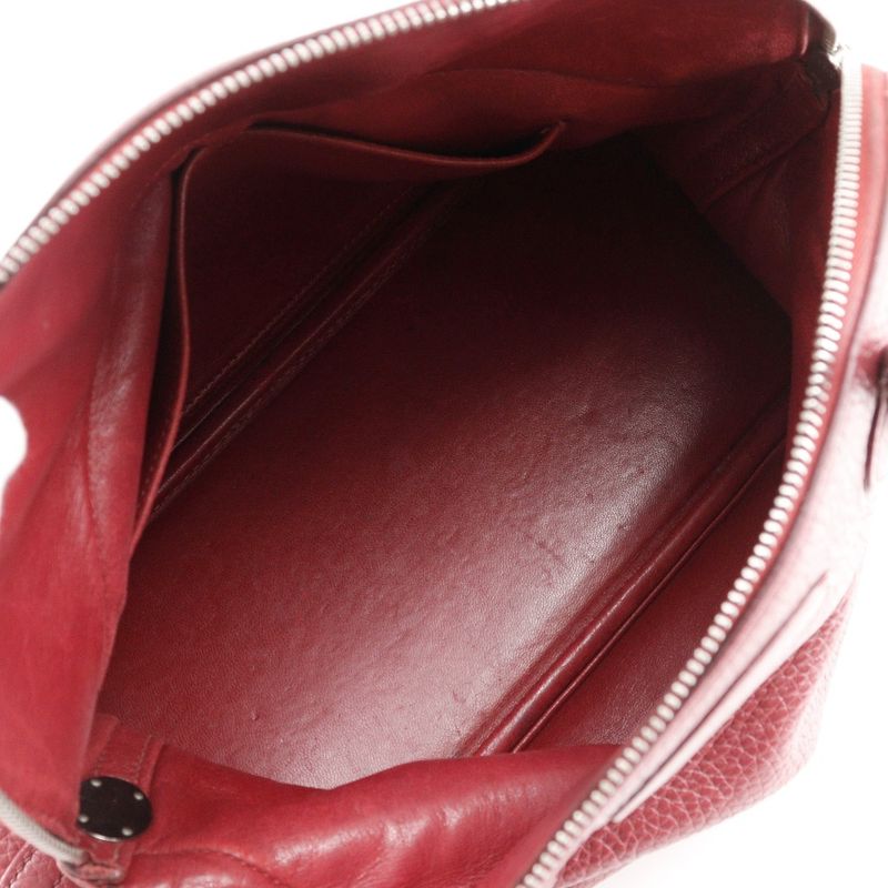 Hermes Bolide 31 2WAY Shoulder Ardennes Red/silver Hardware □N Ladies Handbag