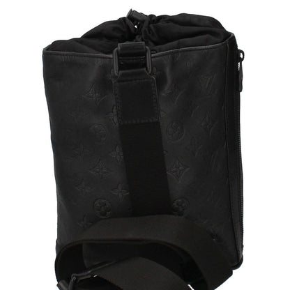 Louis Vuitton Chalk Su Ring Bag M44633 Monogram Shadow Women's Body Bag Noir