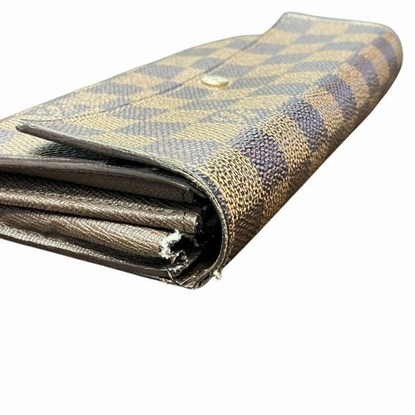 Louis Vuitton Damier Portefeuille Sarah N61734 Long Wallet Unisex