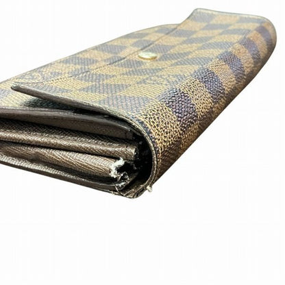 Louis Vuitton Damier Portefeuille Sarah N61734 Long Wallet Unisex