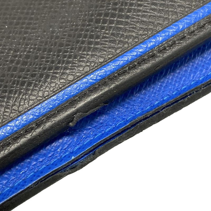 Louis Vuitton Taiga Portefeuille Blazer Long Wallet M63300 Noir Black Leather