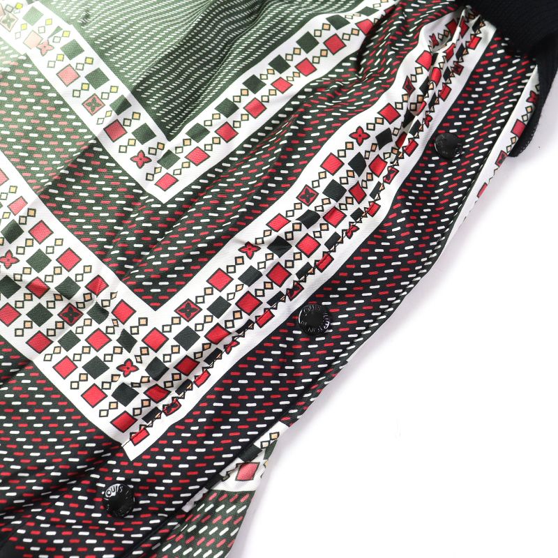 Louis Vuitton 18SS Silk Switch With Logo Button Partially All-over Pattern