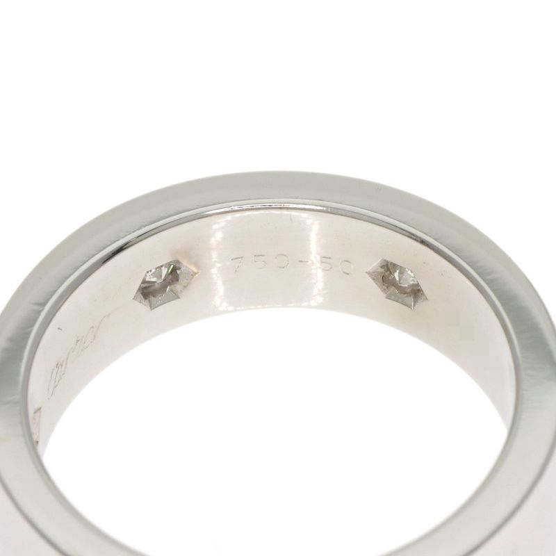Cartier Love Ring Full Diamond #50 Ring - 18K White Gold Ladies