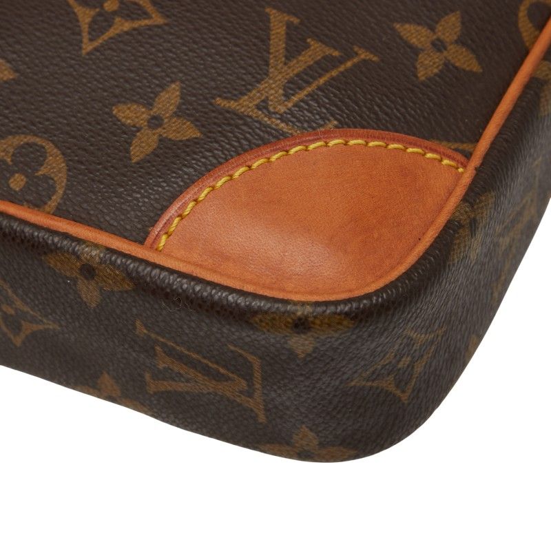 Louis Vuitton Monogram Danube Crossbody Shoulder Bag M45266 Brown PVC Leather