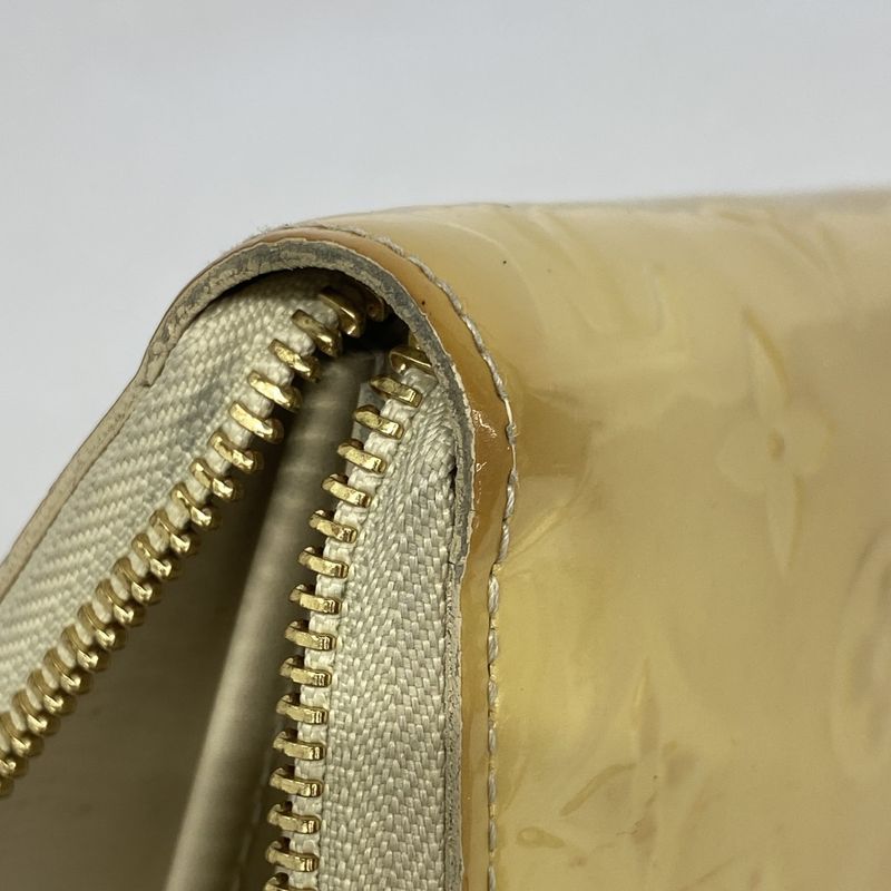 Louis Vuitton Long Wallet Vernis Zippy Wallet M91459 Bronze Colailles Ladies