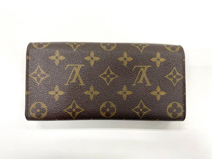 Louis Vuitton Monogram Portefeuille Emilie Zipper Long Wallet M41943 Brown ×