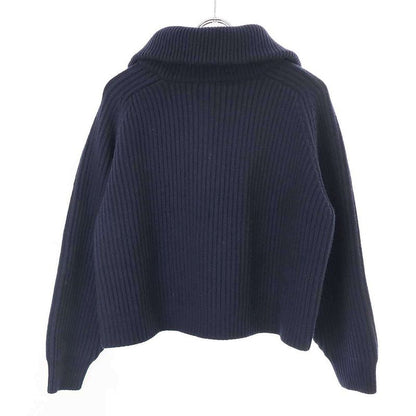 Celine Vareuse Sweater Wool Cashmere Valuse Knit Sweater 2ad0o274x.07ny Navy XS