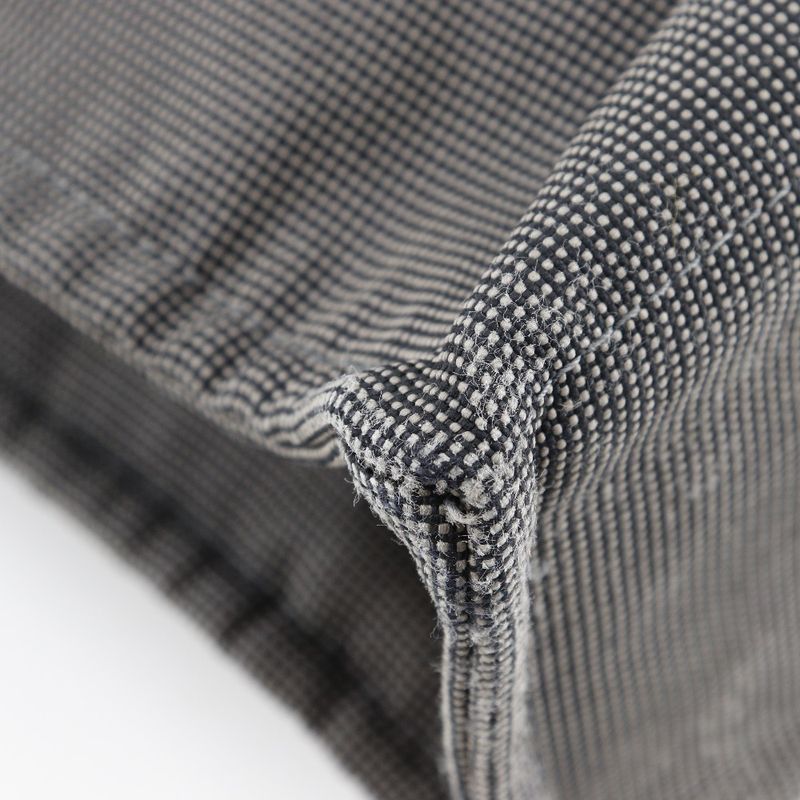 Hermes Yale Line Tote MM Nylon Canvas Gray Unisex Handbag