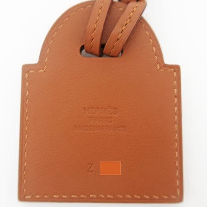 Hermes Necklace H Curiosity Cadena Z Engraved Leather Accessories -