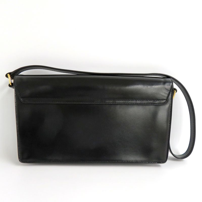 Celine Trapeze Triomphe Bag 199283bf438no Leather Black Gold Hardware