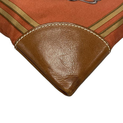 Hermes Shoulder Bag Silky City PM Orange And Beige And Multi Brides De Gala Silk