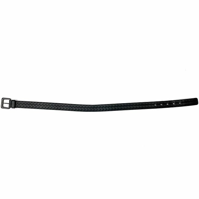 Bottega Veneta Belt Black Intrecciato Excellent Condition 84cm (33.07in) 34mm