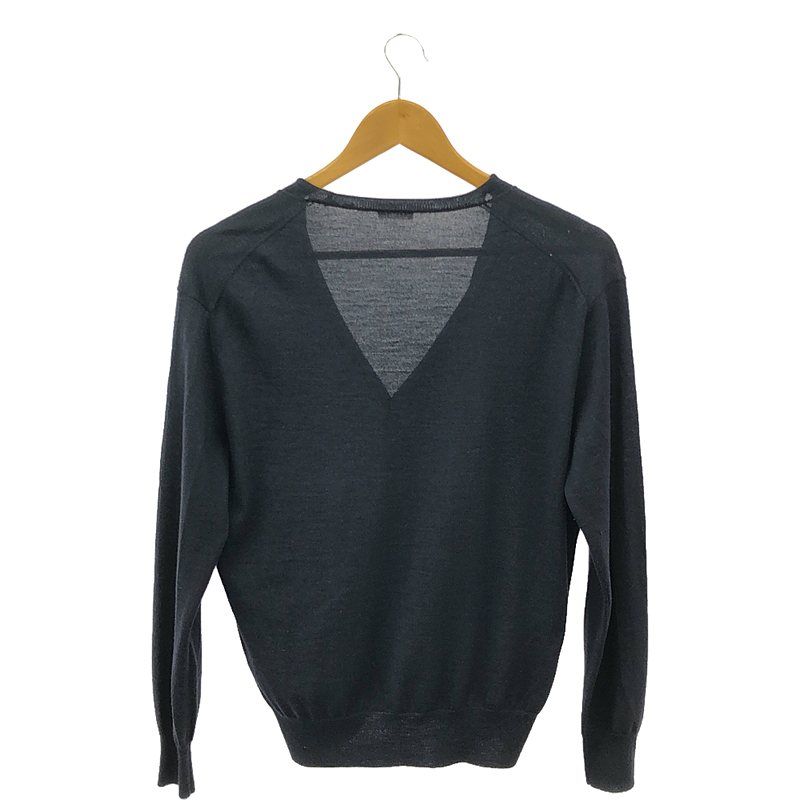 Celine - Phoebe Triomphe V-neck Cardigan - XS - Navy - Women's