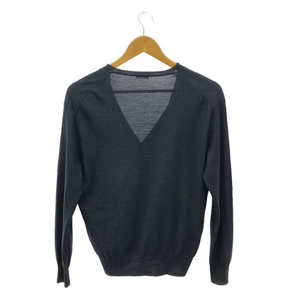 Celine - Phoebe Triomphe V-neck Cardigan - XS - Navy - Women's