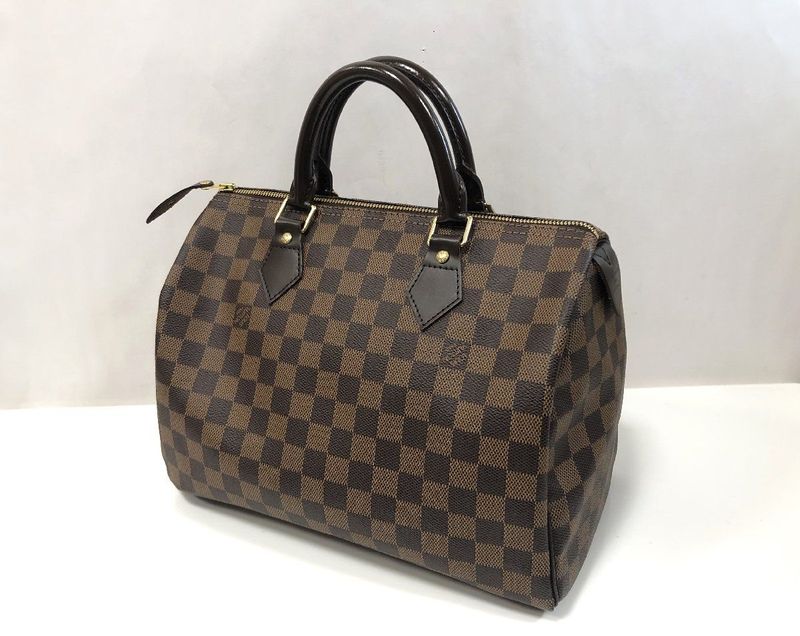 Louis Vuitton Damier Speedy 30 N41531 Mini Boston Bag Brown Handbag Preowned
