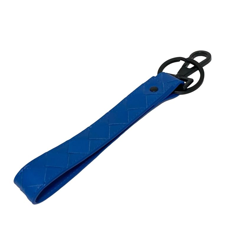 Bottega Veneta Key Holder (charm ) - Blue Leather