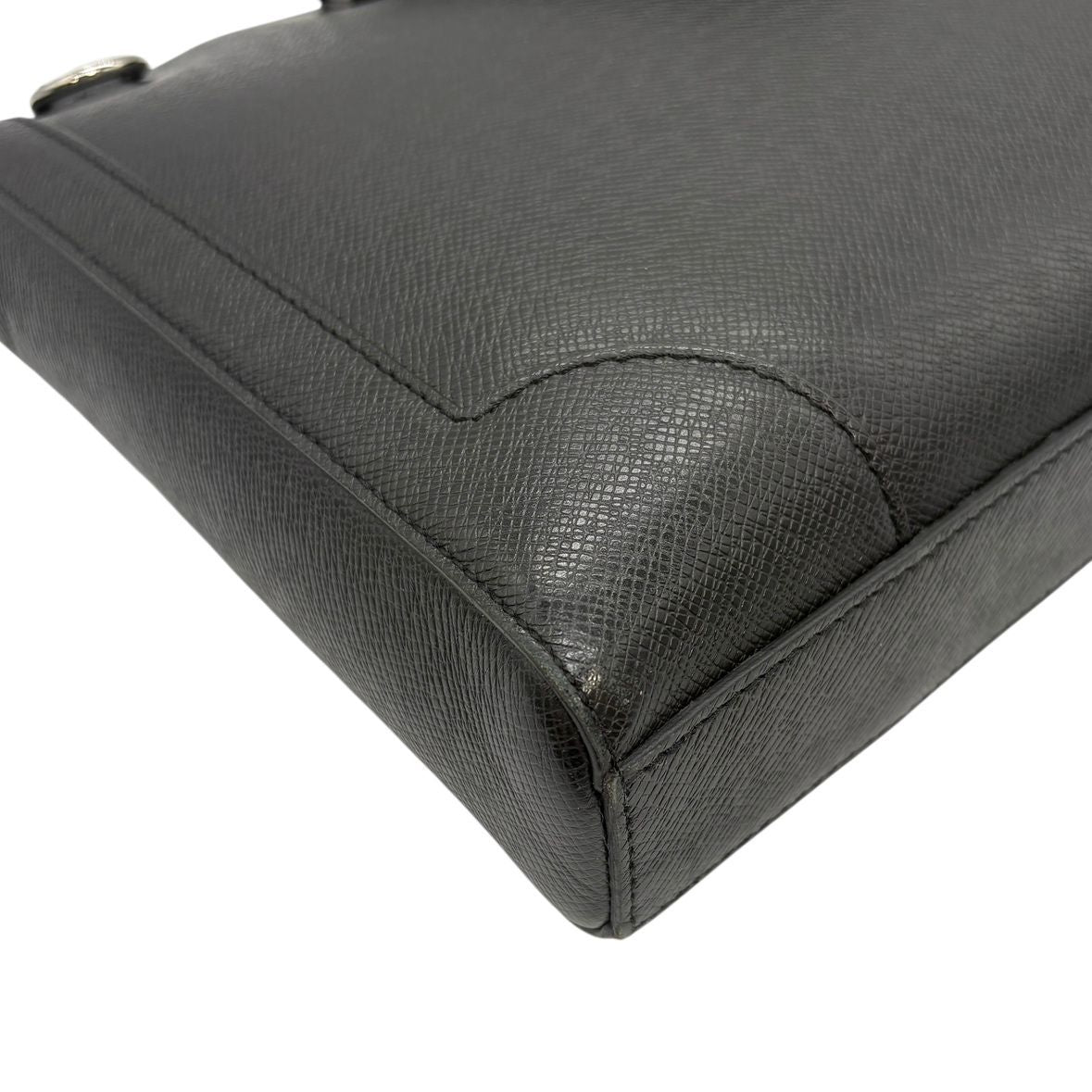 Louis Vuitton Slim Briefcase Taiga M30810 LV Handbag Shoulder Business Bag