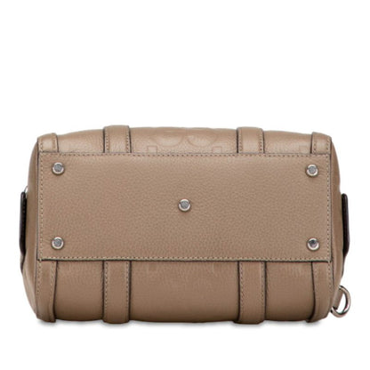 Gucci Jumbo GG Mini Duffle Handbag Shoulder Bag 2WAY 725292 Gray Leather Ladies