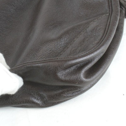 Gucci 203503 486628 Shoulder Bag Leather Brown