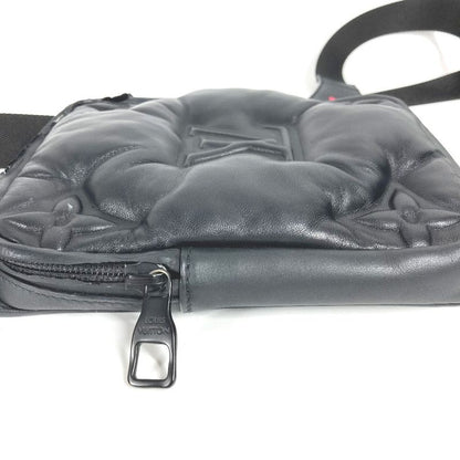 Louis Vuitton Shoulder Bag Asymmetrical Sling Bag M68773 Leather Black