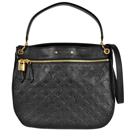 Louis Vuitton Spontini 2WAY Shoulder Bag Monogram Empreinte M42819 Black Gold